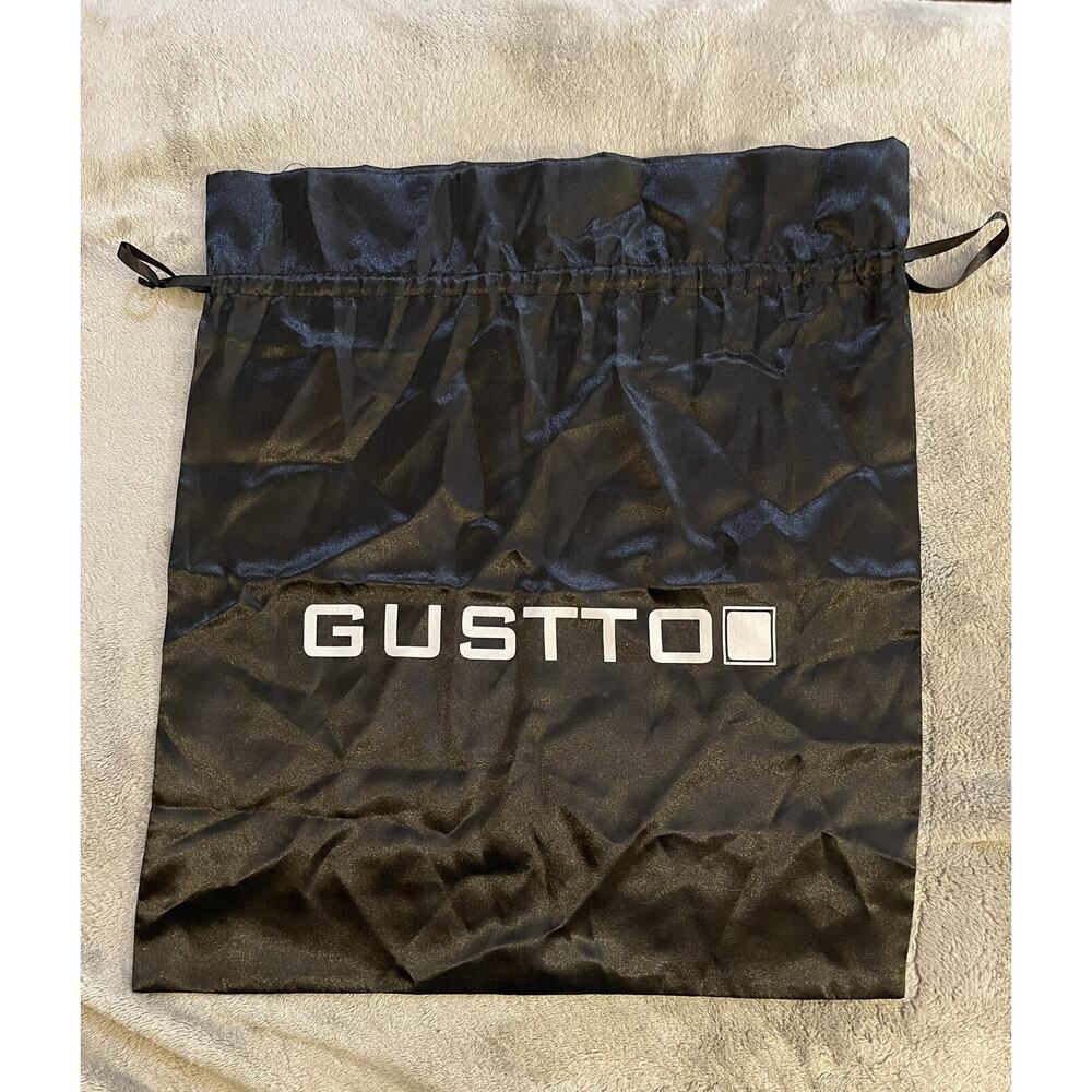 Gustto Black Satin Drawstring Dust Bag 17.5" x 15.5"